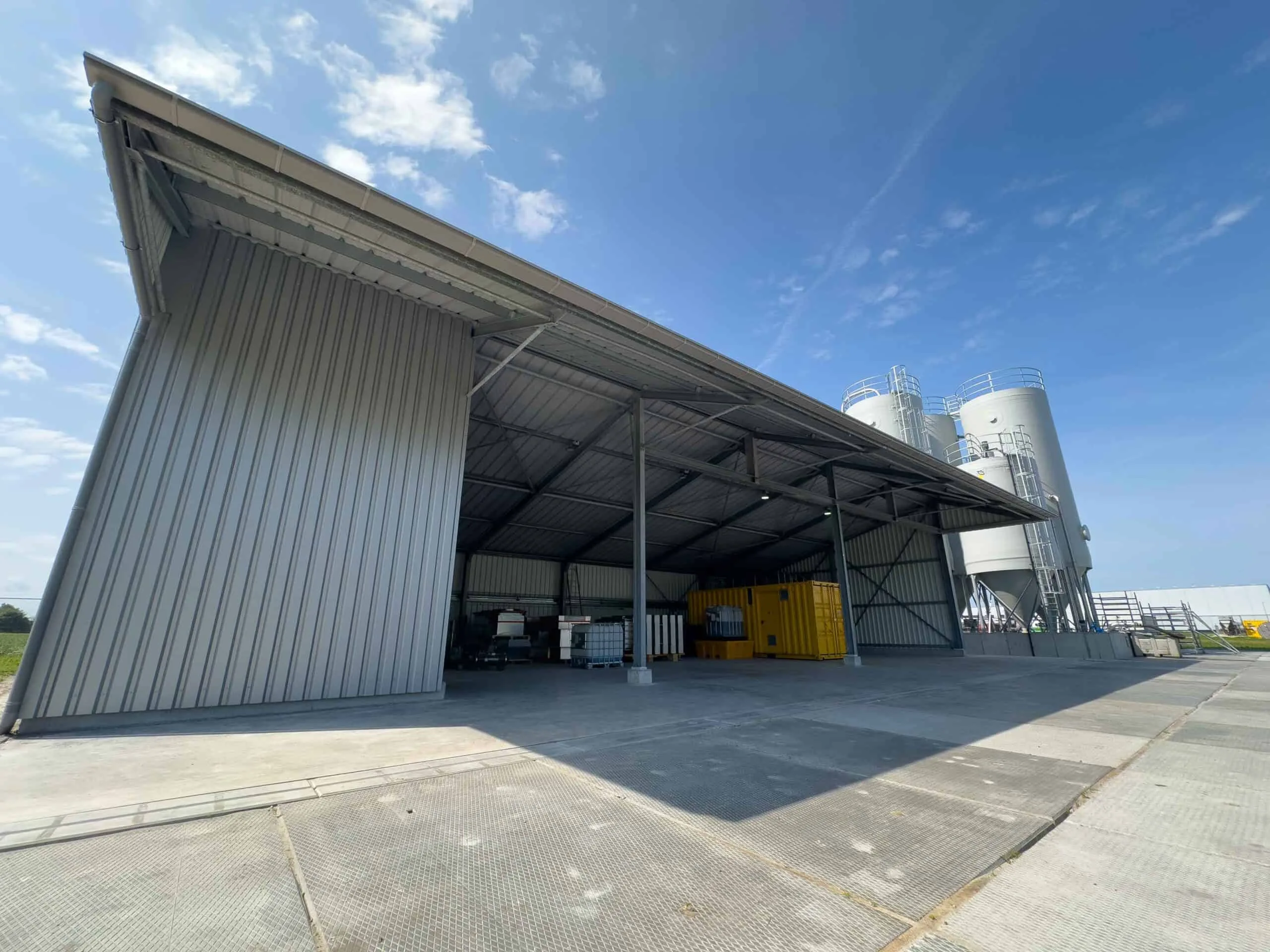 Proceswaterzuivering gereed voor gebruik